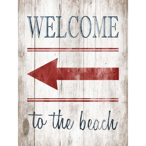 Welcome Gold Ornate Wood Framed Art Print with Double Matting by Grey, Jace