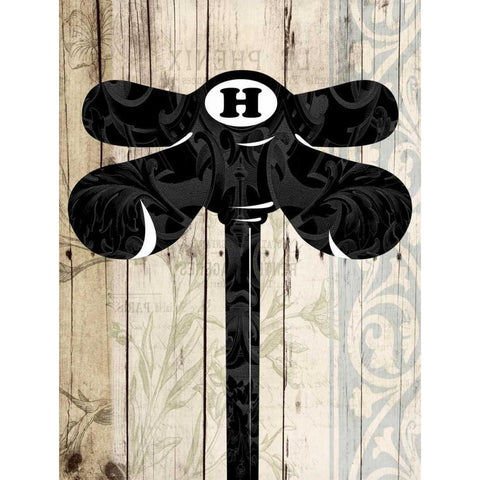 Hot Nob Black Modern Wood Framed Art Print with Double Matting by Grey, Jace