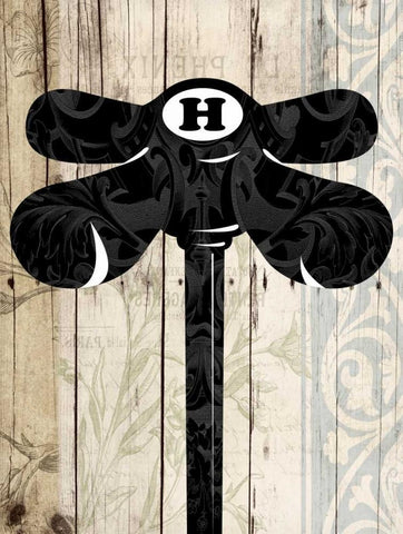 Hot Nob Black Ornate Wood Framed Art Print with Double Matting by Grey, Jace