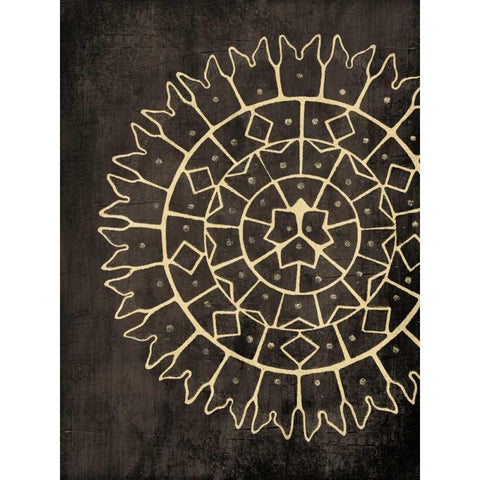 Coastal Patterns Dark Black Modern Wood Framed Art Print with Double Matting by Grey, Jace