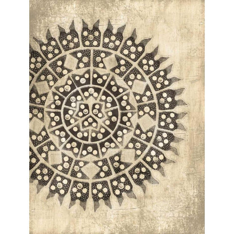 Coastal Patterns Dark Mate Black Modern Wood Framed Art Print by Grey, Jace