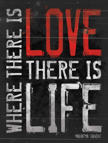 Love Life Black Ornate Wood Framed Art Print with Double Matting by Grey, Jace