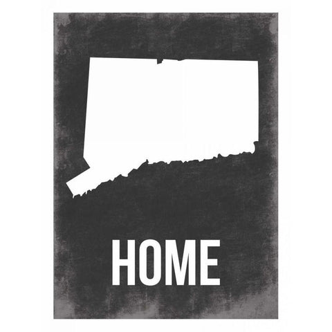 CT home Black Modern Wood Framed Art Print with Double Matting by Grey, Jace