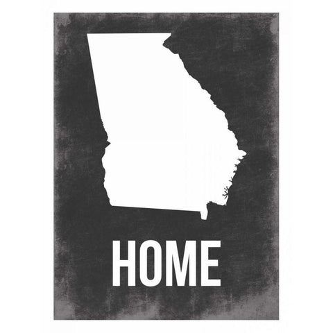 Georgia Home Black Modern Wood Framed Art Print with Double Matting by Grey, Jace