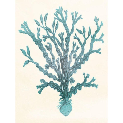 Blue Beach Black Modern Wood Framed Art Print by Grey, Jace