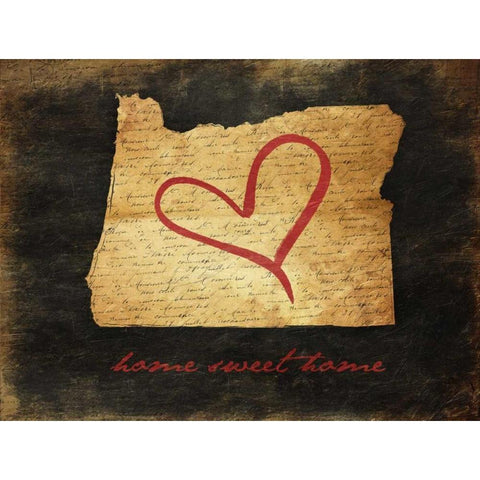 Home Sweet Home OR White Modern Wood Framed Art Print by Grey, Jace