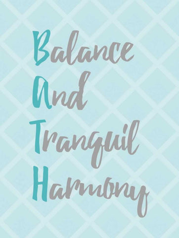 BATH Geo White Modern Wood Framed Art Print with Double Matting by Grey, Jace