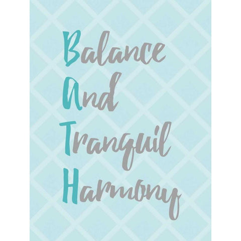 BATH Geo Black Modern Wood Framed Art Print by Grey, Jace