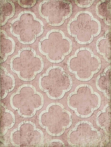 Antique Reverse Rose Wall Mate White Modern Wood Framed Art Print with Double Matting by Grey, Jace