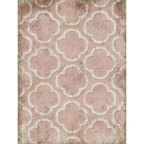 Antique Reverse Rose Wall Mate White Modern Wood Framed Art Print by Grey, Jace
