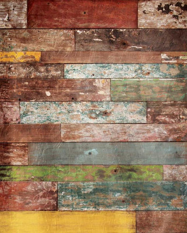 Spice Tones Wood White Modern Wood Framed Art Print with Double Matting by Grey, Jace