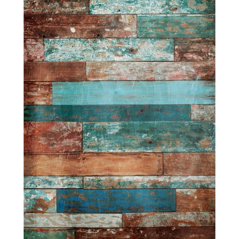 Blue Hues Wood White Modern Wood Framed Art Print by Grey, Jace