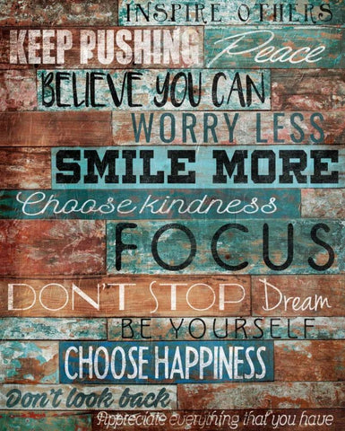 Inspire Others White Modern Wood Framed Art Print with Double Matting by Grey, Jace