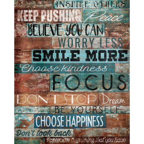 Inspire Others Gold Ornate Wood Framed Art Print with Double Matting by Grey, Jace
