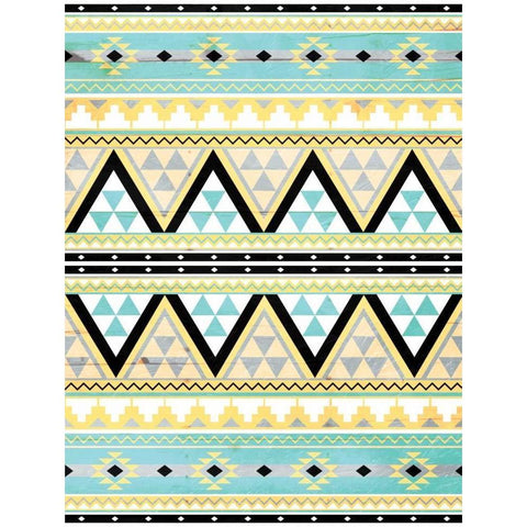 Neutral Aztec White Modern Wood Framed Art Print by Grey, Jace