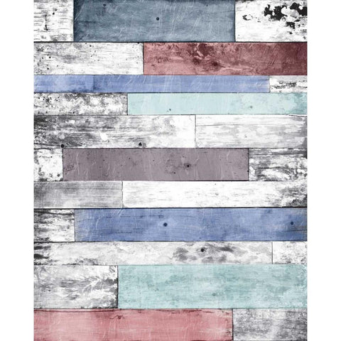 Pastel Wood Black Modern Wood Framed Art Print by Grey, Jace