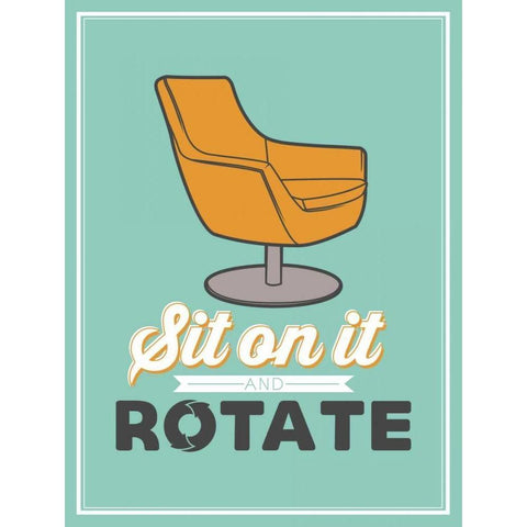 Sit On It White Modern Wood Framed Art Print by Grey, Jace