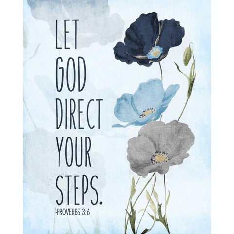 Let God Gold Ornate Wood Framed Art Print with Double Matting by Grey, Jace