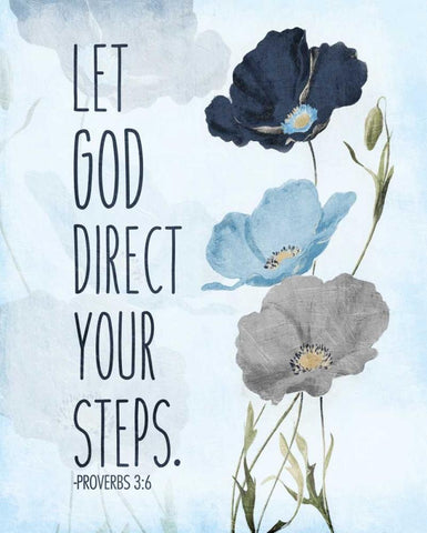 Let God Black Ornate Wood Framed Art Print with Double Matting by Grey, Jace