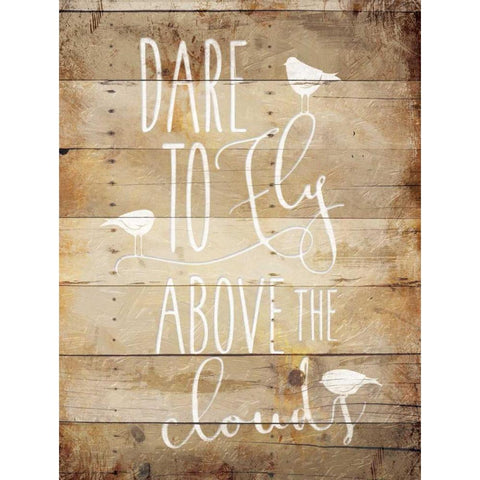 Dare Birds Black Modern Wood Framed Art Print by Grey, Jace