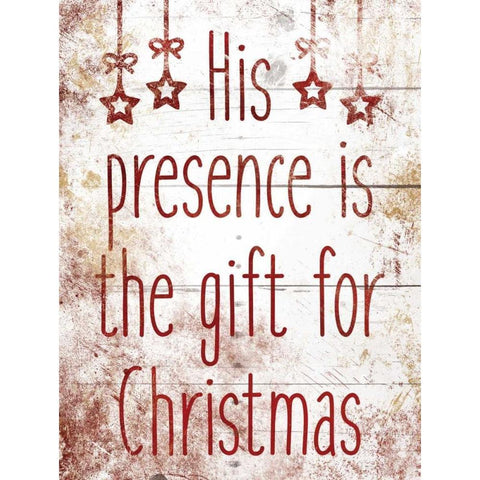 His Presence Black Modern Wood Framed Art Print by Grey, Jace