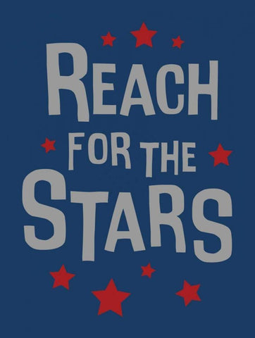 Reach For The Stars Black Ornate Wood Framed Art Print with Double Matting by Grey, Jace