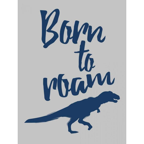 Born To Roam Black Modern Wood Framed Art Print by Grey, Jace