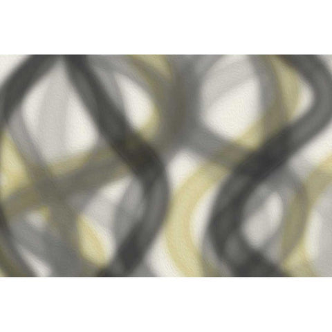 Blurred Lines White Modern Wood Framed Art Print by Grey, Jace