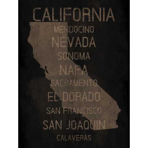 California Silo Black Modern Wood Framed Art Print with Double Matting by Grey, Jace