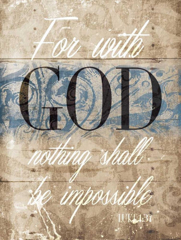 Luke God Black Ornate Wood Framed Art Print with Double Matting by Grey, Jace