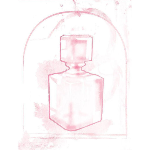 Pink Perfume Two White Modern Wood Framed Art Print by Grey, Jace