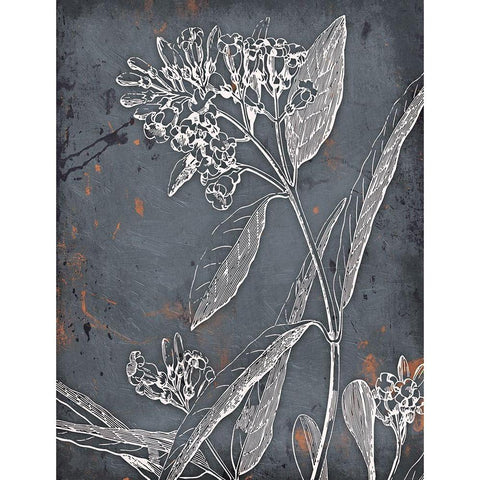 Cool Fall Flowers Black Modern Wood Framed Art Print by Grey, Jace
