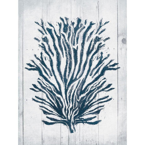 Coral White Wood Forth White Modern Wood Framed Art Print by Grey, Jace