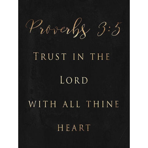 Trust Black Modern Wood Framed Art Print by Grey, Jace