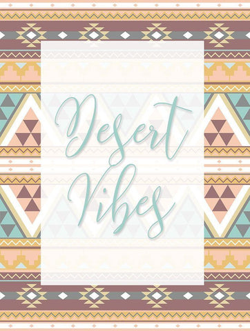 Desert Vibes Black Ornate Wood Framed Art Print with Double Matting by Grey, Jace