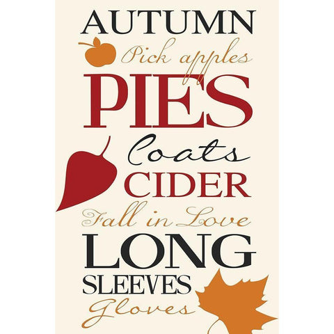 Autumn Fall Black Modern Wood Framed Art Print by Grey, Jace