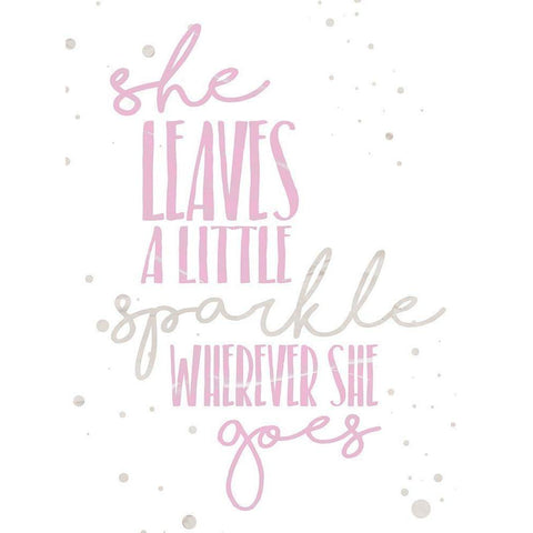 Soft Sparkles Black Modern Wood Framed Art Print by Grey, Jace