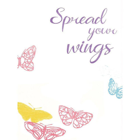 Spread Your Wings Black Modern Wood Framed Art Print by Grey, Jace