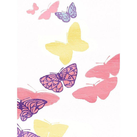 Butterfly Black Modern Wood Framed Art Print by Grey, Jace