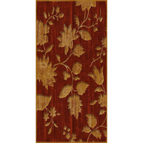 Wall Flowers Gold Ornate Wood Framed Art Print with Double Matting by Grey, Jace