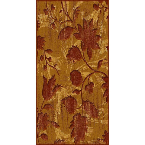 Wall Flowers Mate Gold Ornate Wood Framed Art Print with Double Matting by Grey, Jace