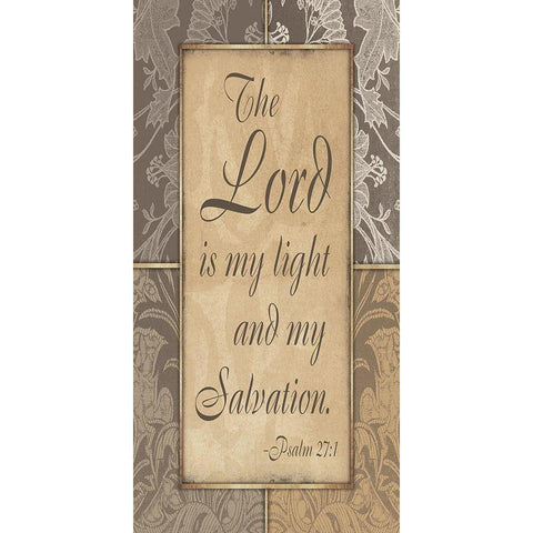 Lord Salvation Gold Ornate Wood Framed Art Print with Double Matting by Grey, Jace