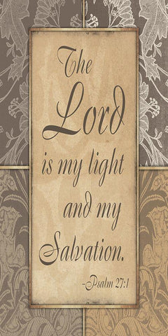 Lord Salvation Black Ornate Wood Framed Art Print with Double Matting by Grey, Jace