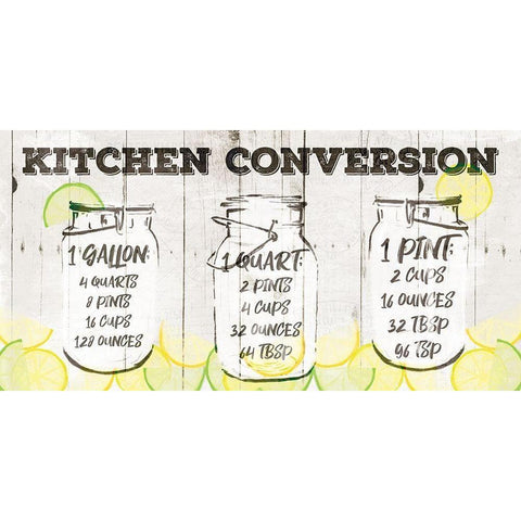 Kitchen Conversion Gold Ornate Wood Framed Art Print with Double Matting by Grey, Jace