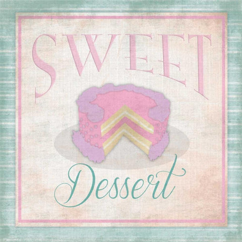 Sweet dessert White Modern Wood Framed Art Print with Double Matting by Grey, Jace