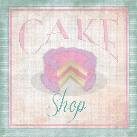 Cakes 2 White Modern Wood Framed Art Print by Grey, Jace