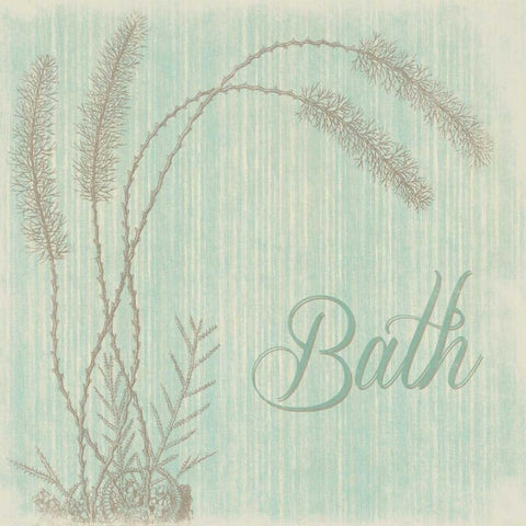 Bath sea 3 Gold Ornate Wood Framed Art Print with Double Matting by Grey, Jace