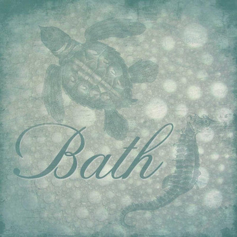 Bath bubbles Gold Ornate Wood Framed Art Print with Double Matting by Grey, Jace