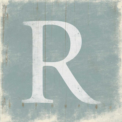 R White Modern Wood Framed Art Print by Grey, Jace