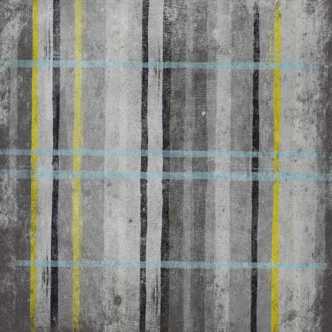 YG Stripes 1 White Modern Wood Framed Art Print by Grey, Jace
